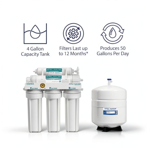 APEC Reverse Osmosis Water Filter System Premium Home-6