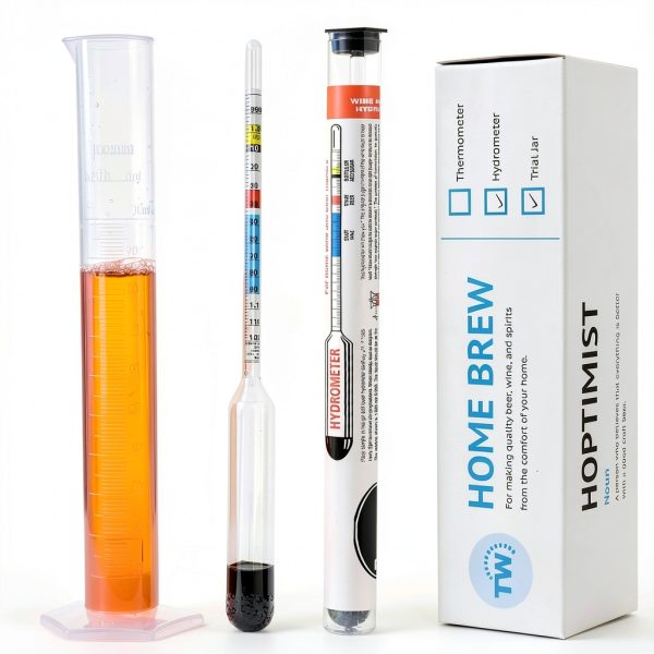 Home Brew Hydrometer Thermometer World Specific Gravity Kit-3