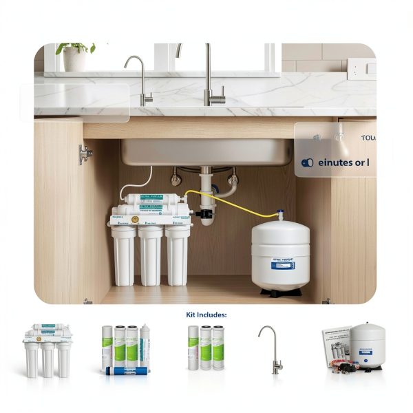 APEC Reverse Osmosis Water Filter System Premium Home-2