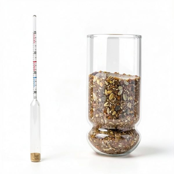 Circrane Maple Syrup Hydrometer Double Scale Tin Glass-5