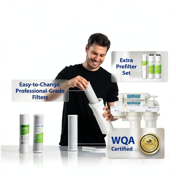 APEC Reverse Osmosis Water Filter System Premium Home-5