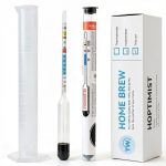 Home Brew Hydrometer Thermometer World Specific Gravity Kit-0