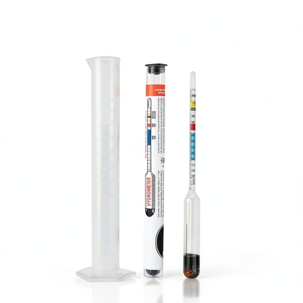 Home Brew Hydrometer Thermometer World Specific Gravity Kit-1