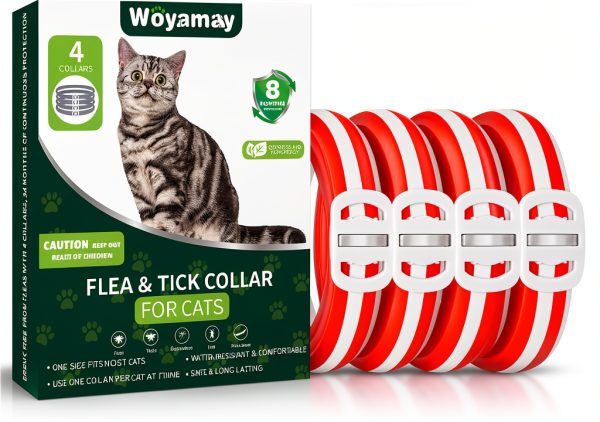 Cat Flea Collar Woyamay Adjustable Nylon-0
