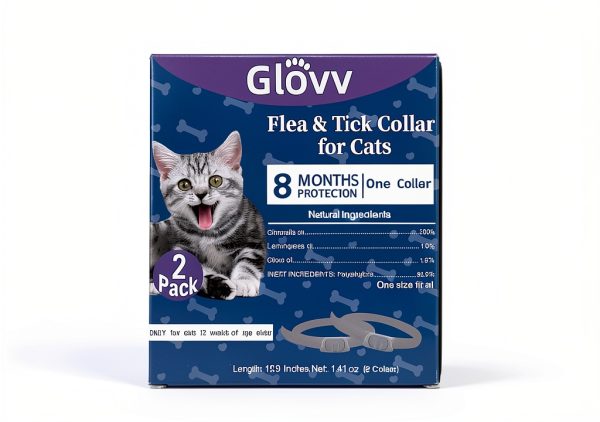 Cat Flea Tick Collar Glovv Natural Waterproof-0