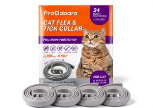 ProElobara Cat Flea Collars 4-Pack Waterproof-0