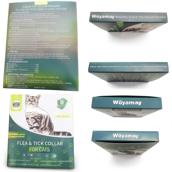 Cat Flea Collar Woyamay Adjustable Nylon-5