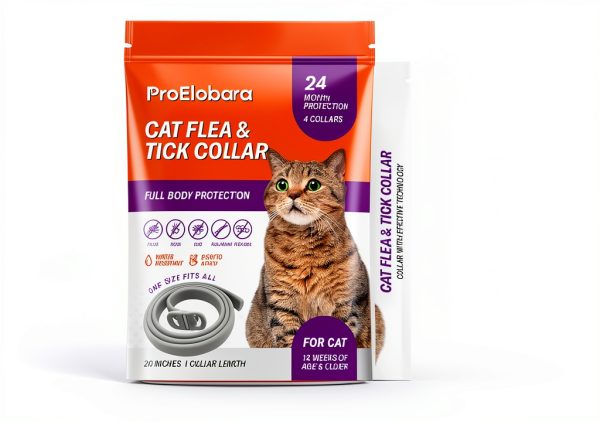 ProElobara Cat Flea Collars 4-Pack Waterproof-6