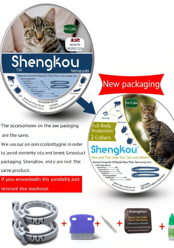 Cat Flea Collar by Taom LLC Natural Pest Protection-1