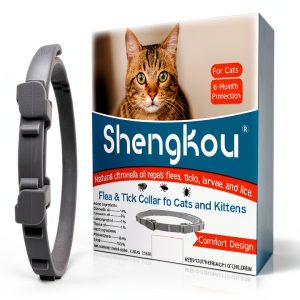 Taom Flea Tick Collar for Cats - Plant Oil Adjustable Water Resistant-0