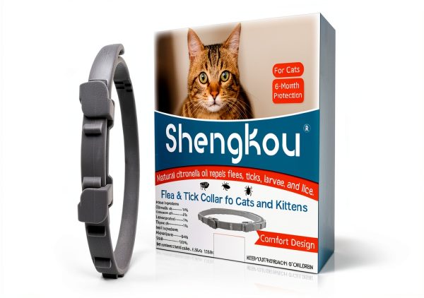 Taom Flea Tick Collar for Cats - Plant Oil Adjustable Water Resistant-0