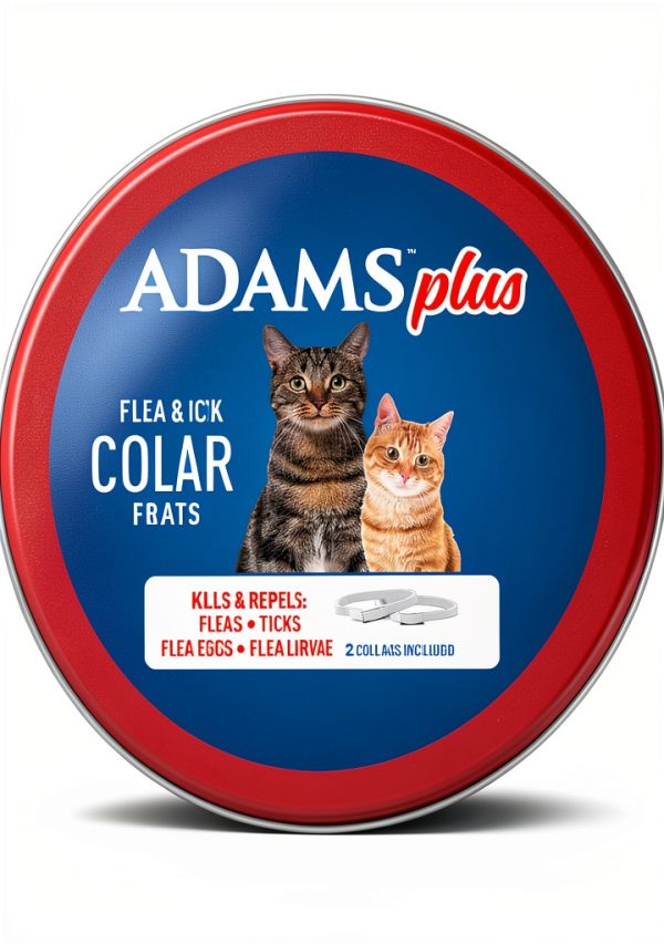 Adams Flea & Tick Collar for Cats 2‑Pack 7‑Month Protection Breakaway-9