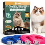 YOTANGO Cat Flea Collar 19in Adjustable Waterproof Essential Oil-0