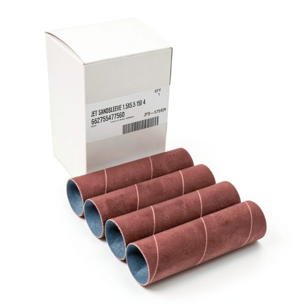 JET 1-1/2" x 5-1/2" Sanding Sleeves 150 Grit 4-Pack Spindle Sanders-2