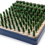 Rubber Grinding Mounted Point 100pcs Luo ke Head Wheel for Dremel-0