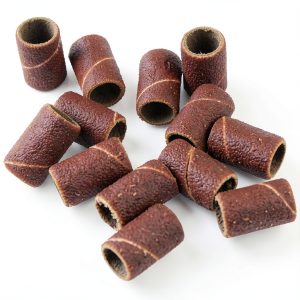 Sanding Bands 100pcs Drum Set with 180 Grit Sleeves & 2 Mandrel Kit-0