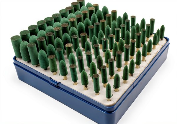 Rubber Grinding Mounted Point 100pcs Luo ke Head Wheel for Dremel-1