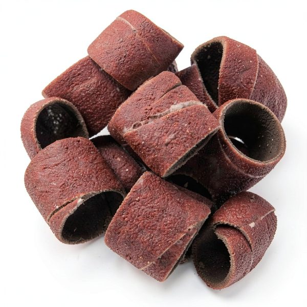 Sanding Drums Kit 132Pcs Yakamoz Sleeves 80 120 180 Grit for Dremel-3