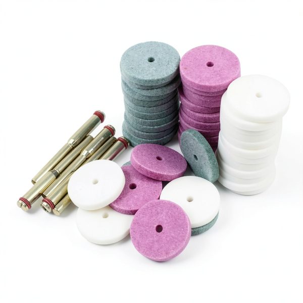 Rotary Grinding Stone Wheels JUNLIXN 50pcs 1/8" Aluminum Oxide Set-0