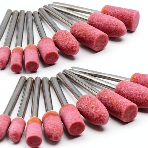 Rotary Grinding Stone Bits Luo ke 20pcs Abrasive Set 1/8" Shank-0