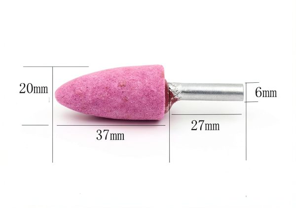Luo ke 10 Pcs Drill Grinding Stone 1/4 Inch Shank Bits for Metal-3