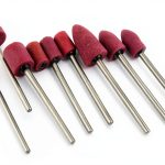 Luo ke 10pcs 85mm Long Shank Rotary Grinding Stones for 1/4" Tools-0