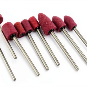 Luo ke 10pcs 85mm Long Shank Rotary Grinding Stones for 1/4" Tools-0