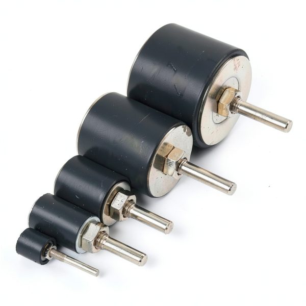 8milelake 25pcs Sanding Drum Set for Woodworking Metal Rubber Sleeves-5