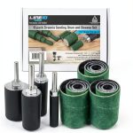 Zirconia Sanding Drum & Sleeves Set LINE10 Spindle Sander 2‑inch Long-0
