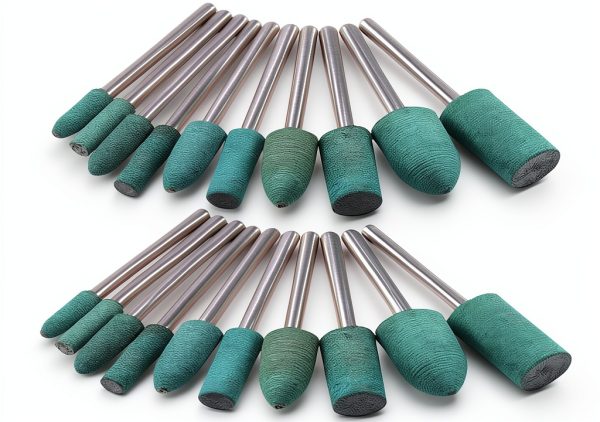 Rubber Grinding Mounted Point 100pcs Luo ke Head Wheel for Dremel-3