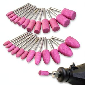 Rotary Grinding Stone Bits Luo ke 24pcs Set with 1/8" Shank-0