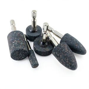 Luo ke 6-piece rotary grinding stone set with 1/4" Hex Shank Abrasive-0