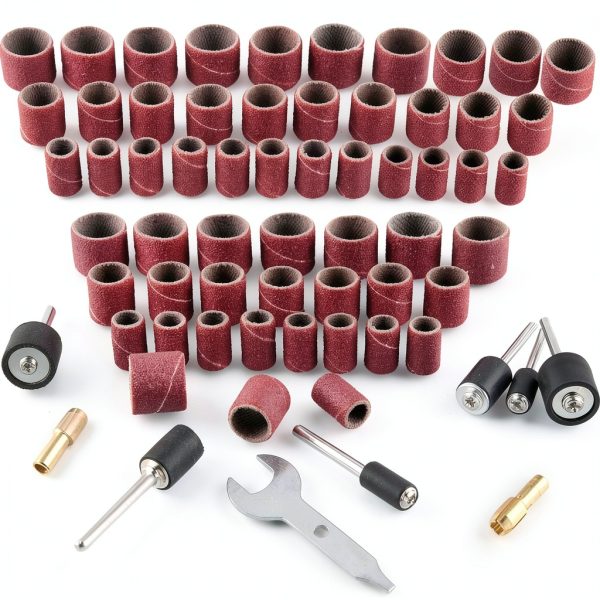 Austor Sanding Drum Set 531pcs with 7 Grits, 24 Mandrels & Extras-1