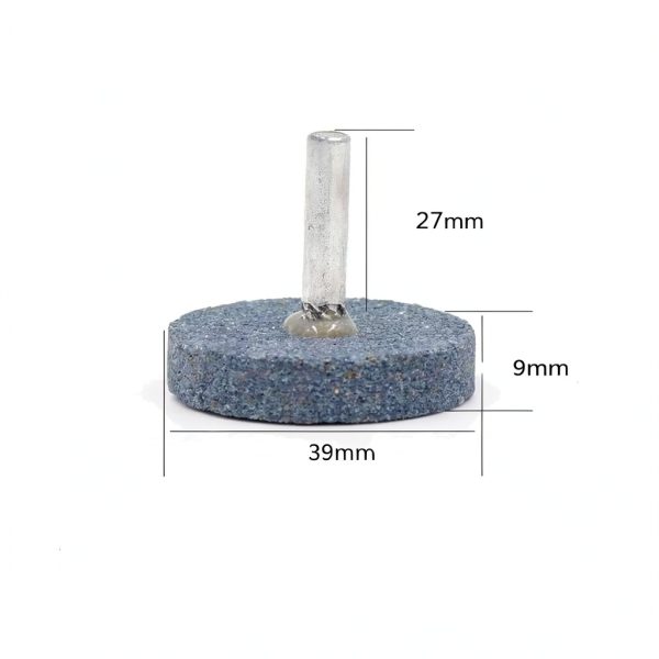 Luo ke 80 Grit 3‑Shape Mounted Abrasive Grinding Set 1/4 inch 6mm-1