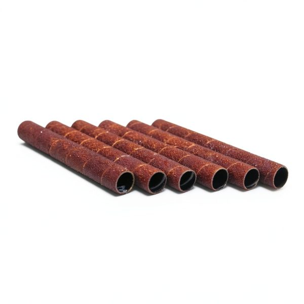 Dark Stone Sanding Sleeves for Spindle Sander 4-1/2" Length (80 Grit, 1/2“)-0