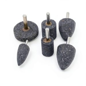 Luo ke 80 Grit 3‑Shape Mounted Abrasive Grinding Set 1/4 inch 6mm-0