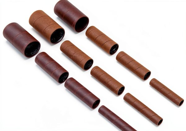 WEN 5932SPC Replacement Spindle Sanding Sleeves 4‑Pack 80‑120‑240 Grit-3