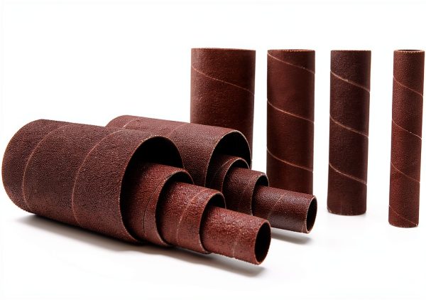 WEN 5932SPC Replacement Spindle Sanding Sleeves 4‑Pack 80‑120‑240 Grit-1