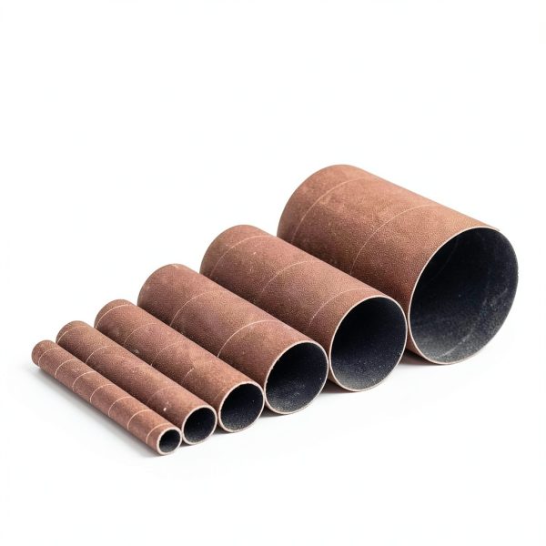 Dark Stone Sanding Sleeves for Spindle Sander 4-1/2" Length (80 Grit, 1/2“)-1