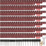 Austor Sanding Drum Set 531pcs with 7 Grits, 24 Mandrels & Extras-0